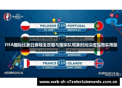 FIFA国际比赛日赛程全攻略与国家队观赛时间深度指南实用版